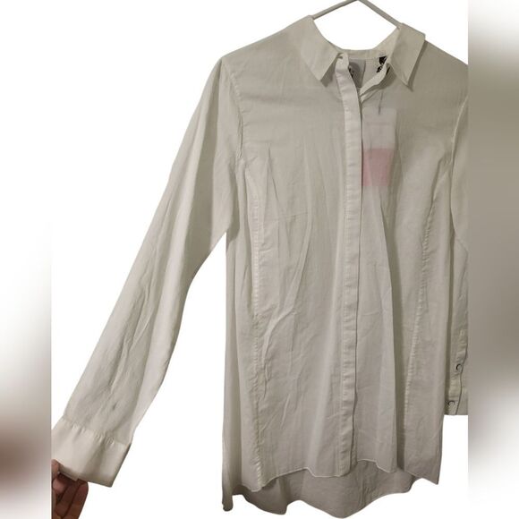 #79 Cabi White Button Up Blouse, Size S NEW w/Tag - Picture 5 of 11